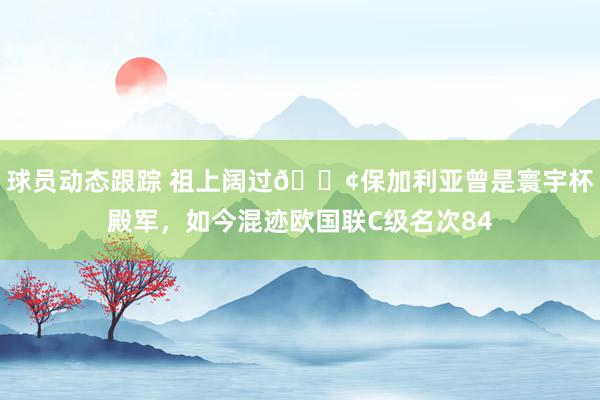 球员动态跟踪 祖上阔过😢保加利亚曾是寰宇杯殿军，如今混迹欧国联C级名次84