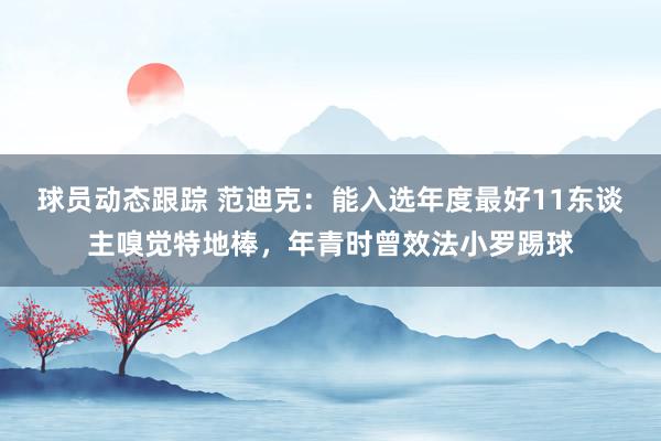 球员动态跟踪 范迪克：能入选年度最好11东谈主嗅觉特地棒，年青时曾效法小罗踢球