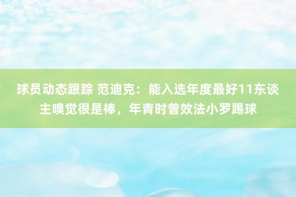 球员动态跟踪 范迪克：能入选年度最好11东谈主嗅觉很是棒，年青时曾效法小罗踢球