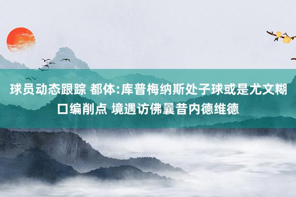 球员动态跟踪 都体:库普梅纳斯处子球或是尤文糊口编削点 境遇访佛曩昔内德维德