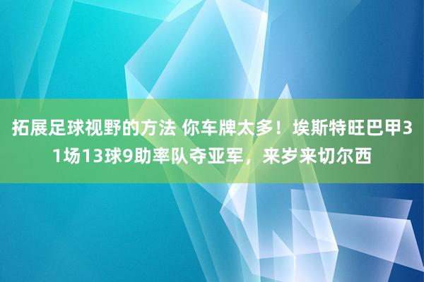 拓展足球视野的方法 你车牌太多！埃斯特旺巴甲31场13球9助率队夺亚军，来岁来切尔西