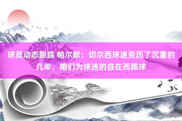 球员动态跟踪 帕尔默：切尔西球迷资历了沉重的几年，咱们为球迷的自在而踢球